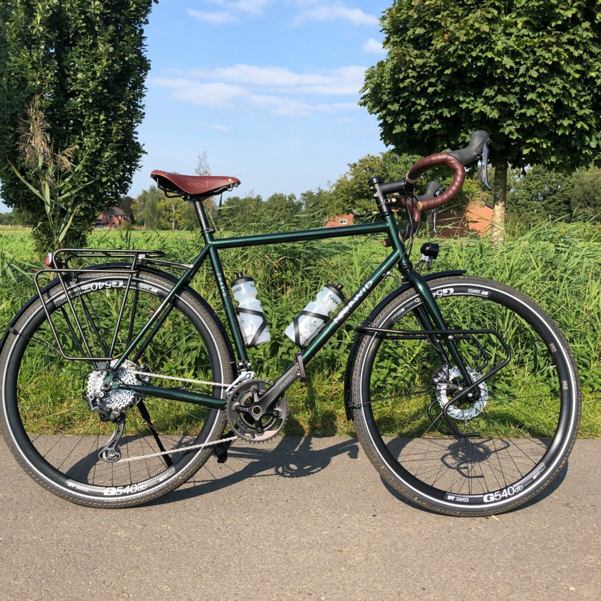Mandö Randonneur, Tourenrad, Gravel Bike, Shimano GRX, DT Swiss, Brooks Sattel